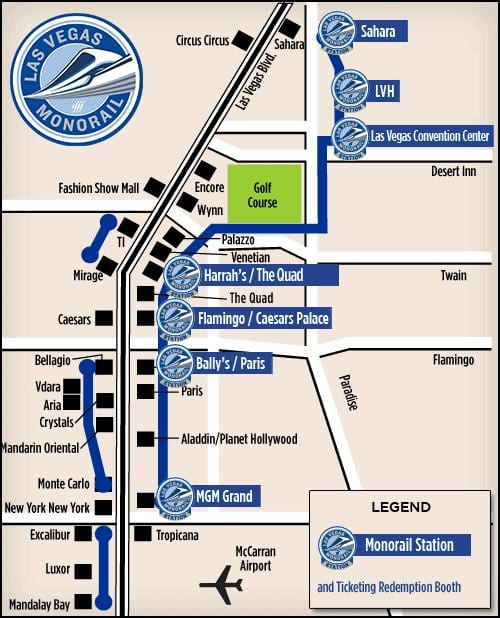 mapa ng Las Vegas bagon