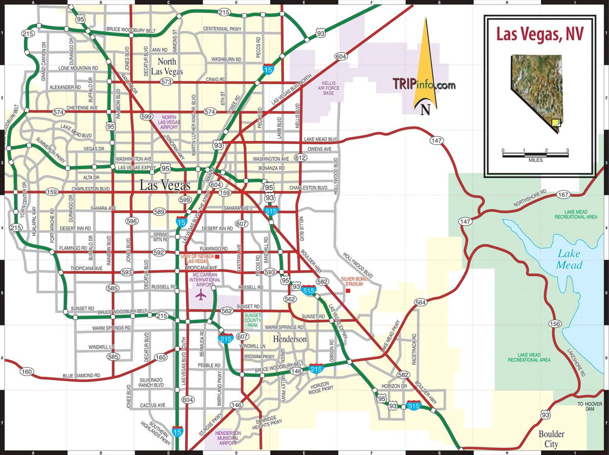 Vegas sa mapa